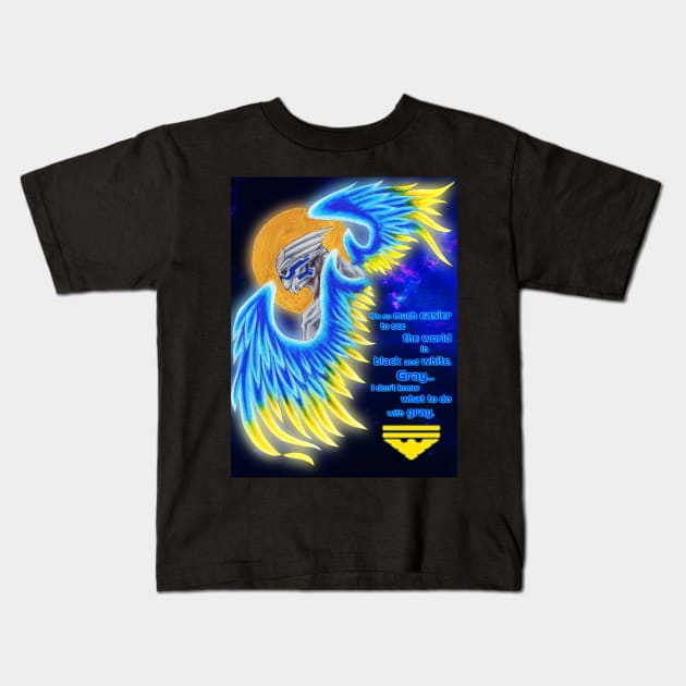 Archangel Kids T-Shirt by Tonomura Bix